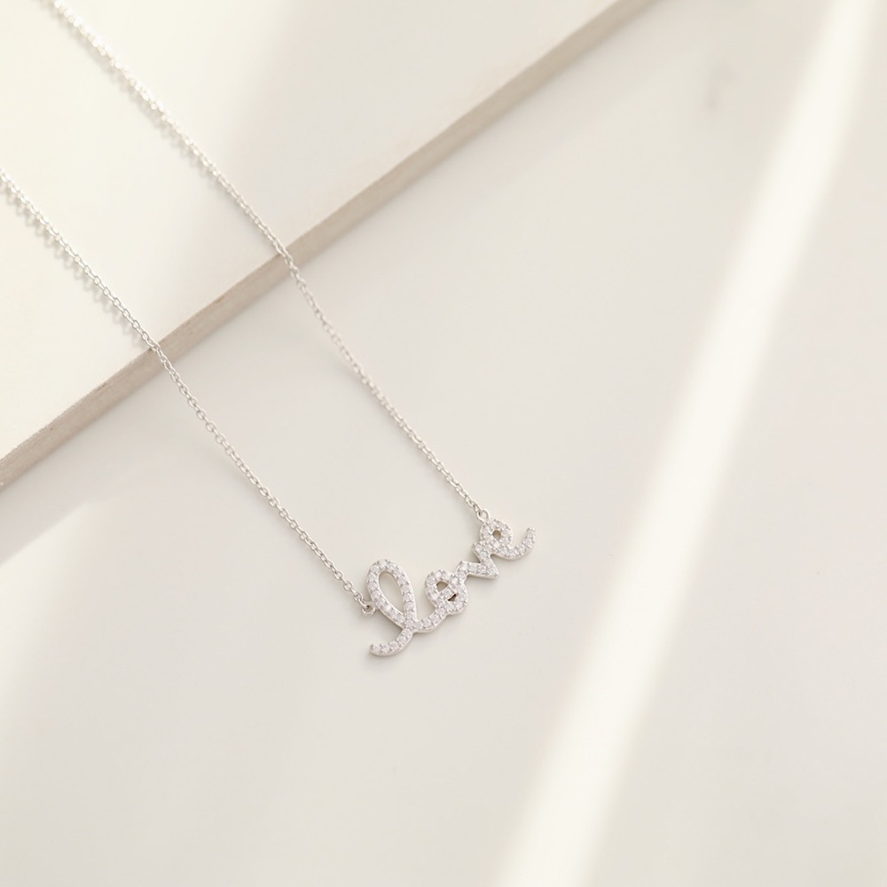 Love Necklace | 925 Silver - Picture 2 of 7